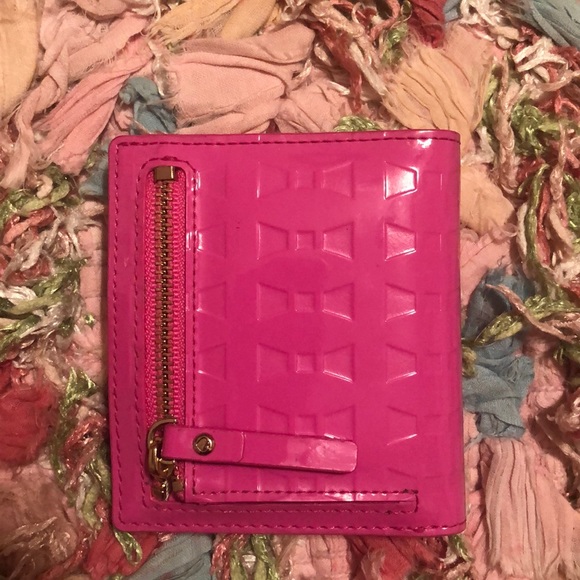 Kate Spade small wallet! Hot pink! Very cute! - Picture 2 of 3